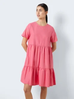 Noisy May SHORT TIERED DRESS