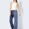 Noisy May TWO-COLOURED HIGH WAISTED JEANS