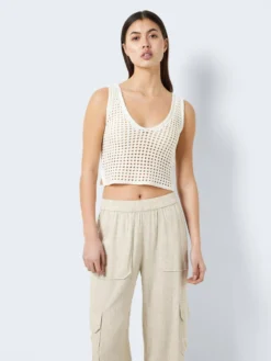 Noisy May KNITTED V-NECK TOP