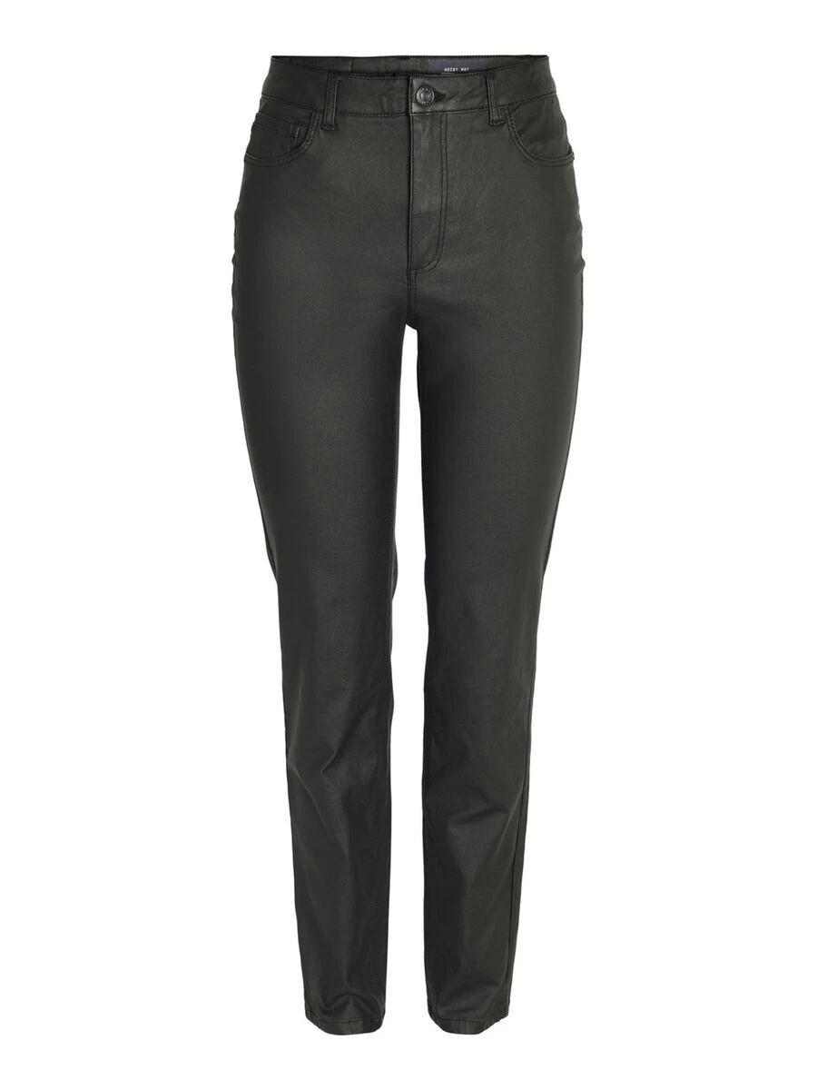 Noisy May NMMONI CROPPED COATED STRAIGHT FIT JEANS - Image 7