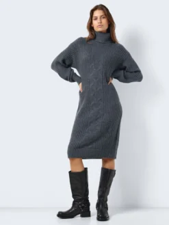 Noisy May KNITTED ROLL NECK DRESS