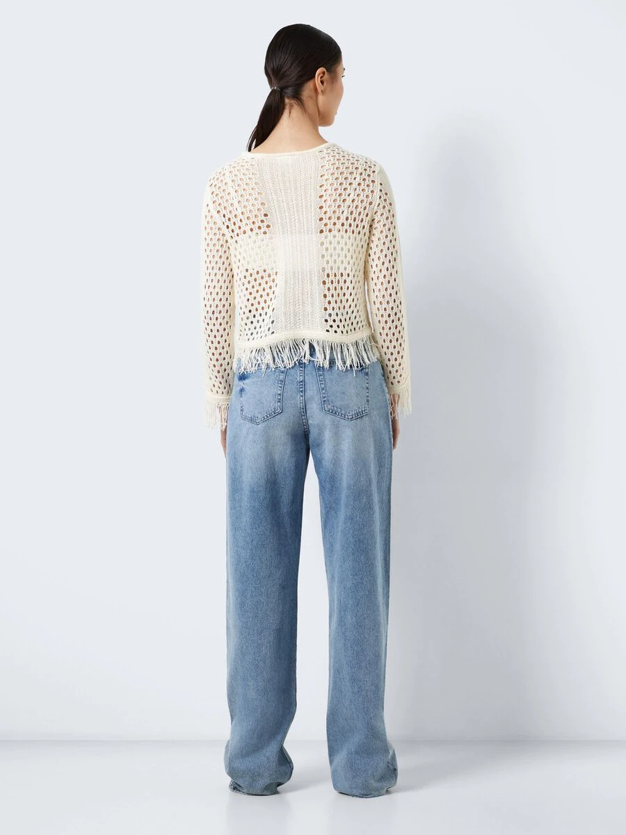 Noisy May KNITTED FRILL PULLOVER - Image 4