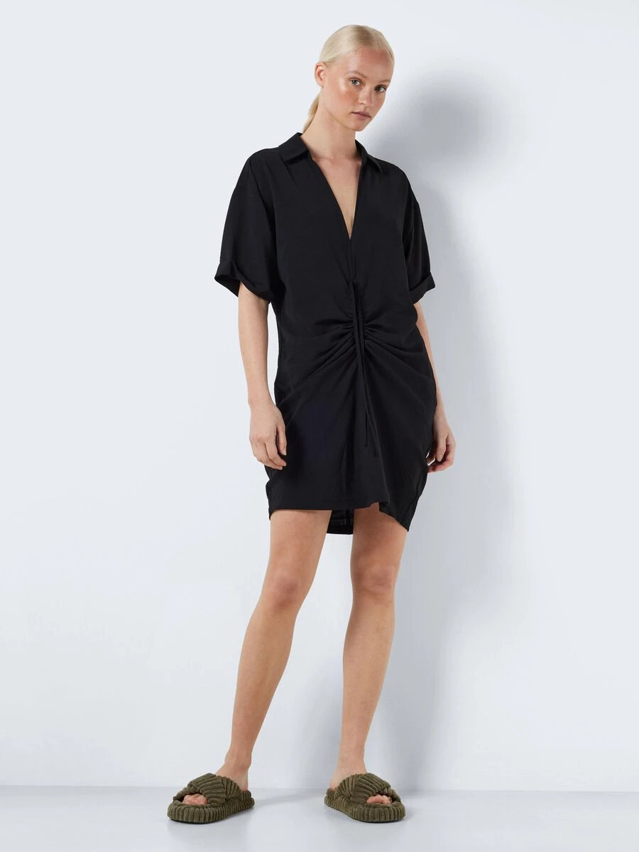 Noisy May SHORT RUCHED DRESS - Image 3