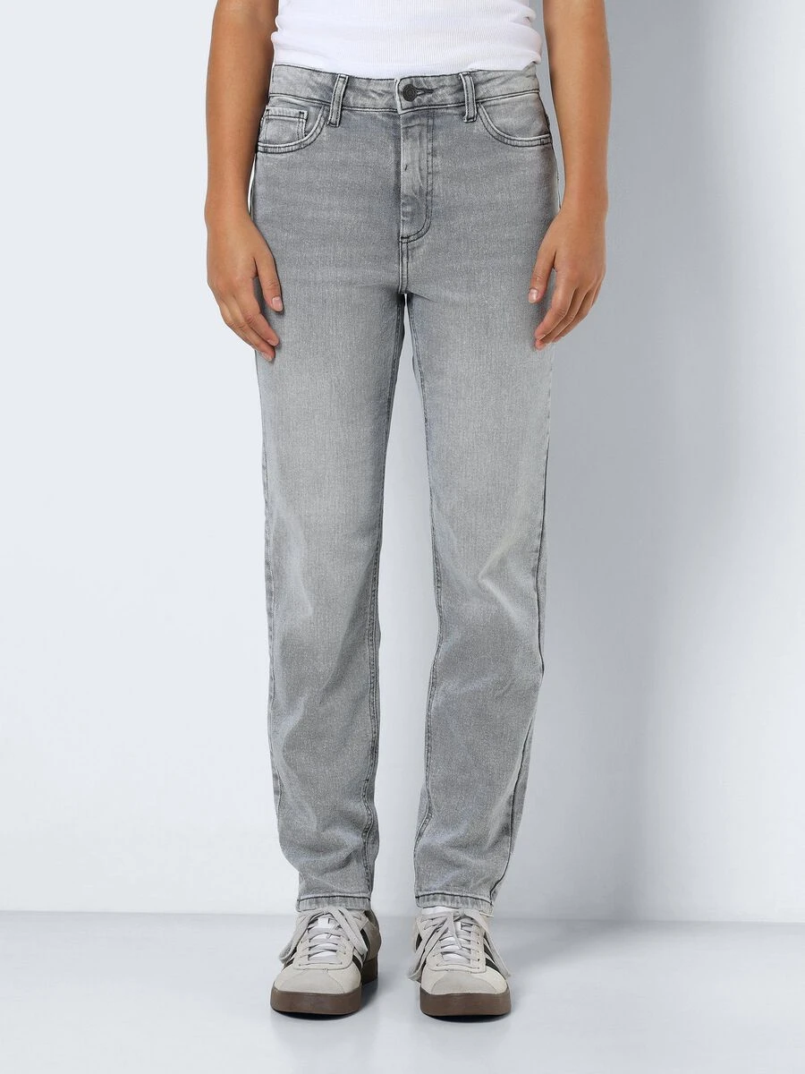 Noisy May NMMONI HIGH WAISTED STRAIGHT FIT JEANS - Image 2