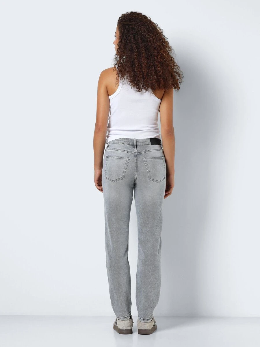 Noisy May NMMONI HIGH WAISTED STRAIGHT FIT JEANS - Image 4