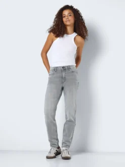 Noisy May NMMONI HIGH WAISTED STRAIGHT FIT JEANS