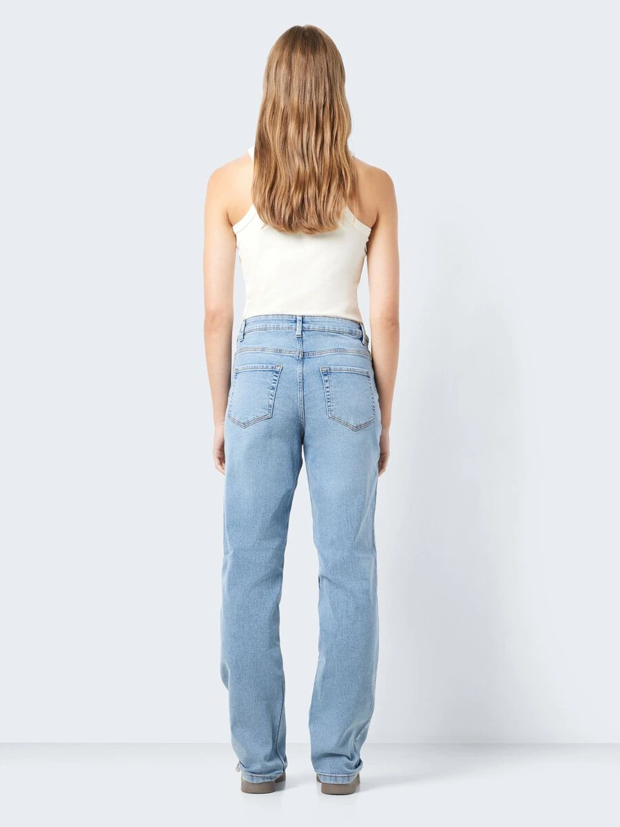 Noisy May NMGUTHIE HIGH WAISTED STRAIGHT FIT JEANS - Image 4