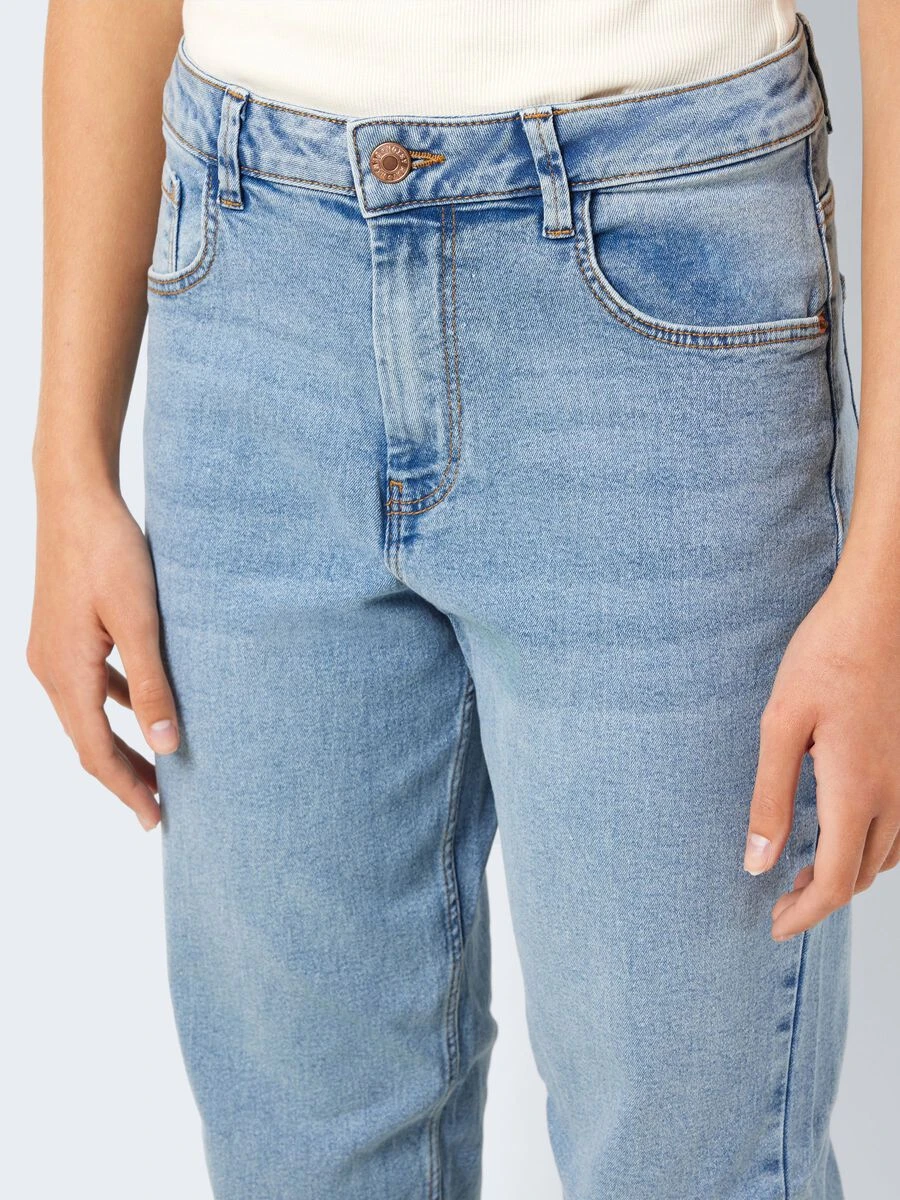 Noisy May NMGUTHIE HIGH WAISTED STRAIGHT FIT JEANS - Image 5