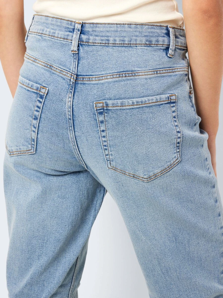 Noisy May NMGUTHIE HIGH WAISTED STRAIGHT FIT JEANS - Image 6