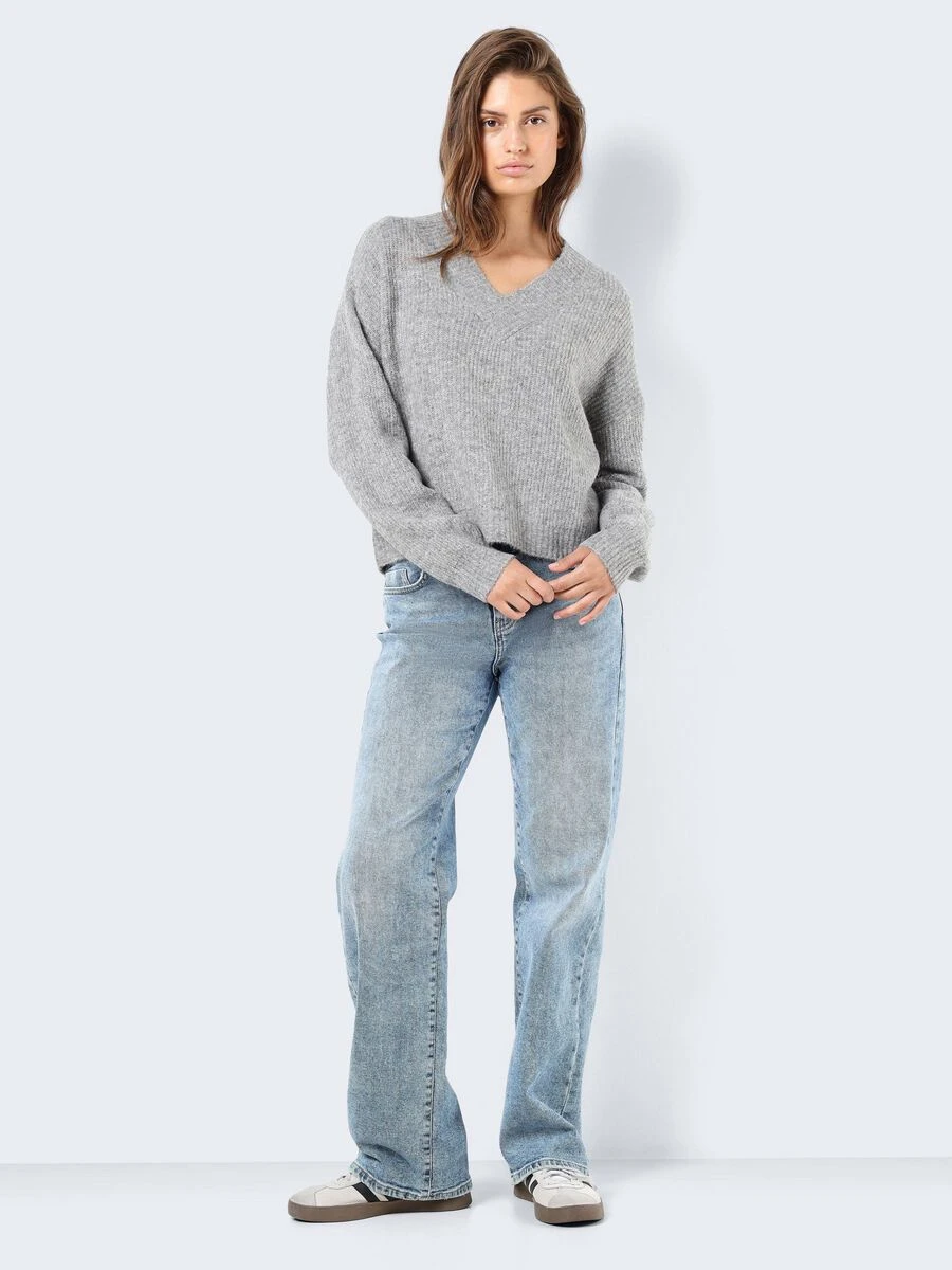 Noisy May V-NECK KNITTED PULLOVER - Image 3