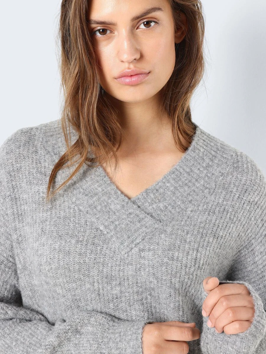 Noisy May V-NECK KNITTED PULLOVER - Image 5