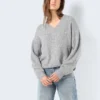 Noisy May V-NECK KNITTED PULLOVER