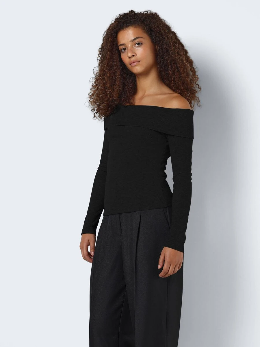 Noisy May LONG SLEEVED OFF-SHOULDER TOP - Image 2