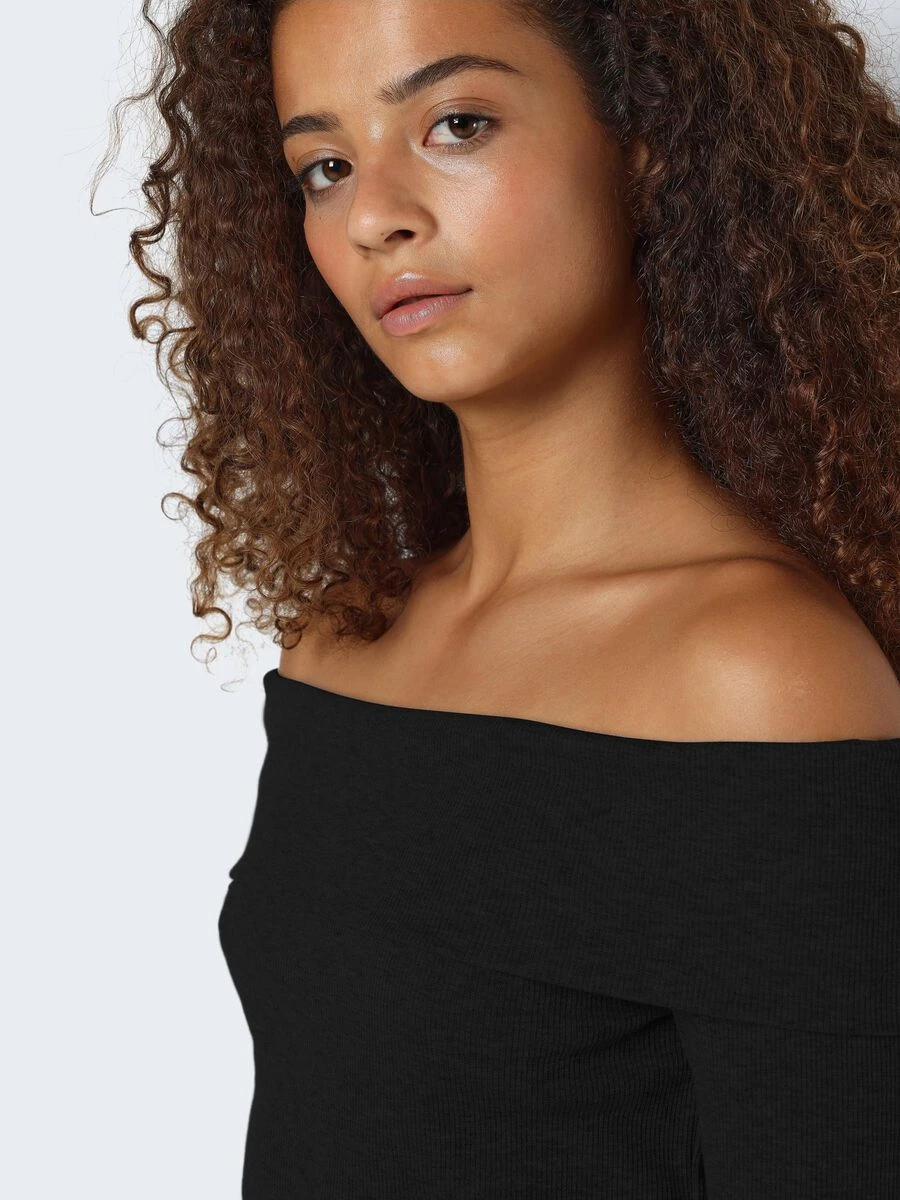 Noisy May LONG SLEEVED OFF-SHOULDER TOP - Image 5