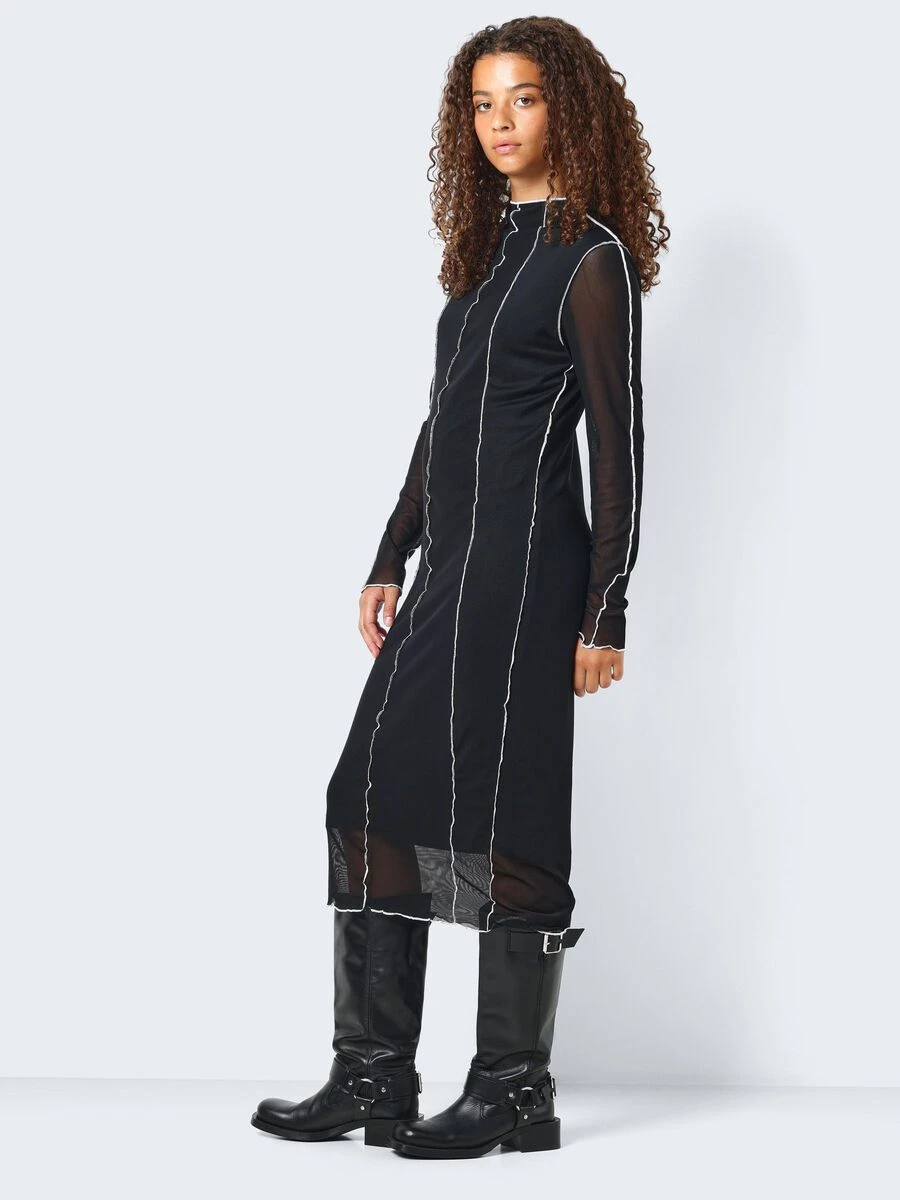 Noisy May LONG SLEEVED MESH DRESS - Image 3