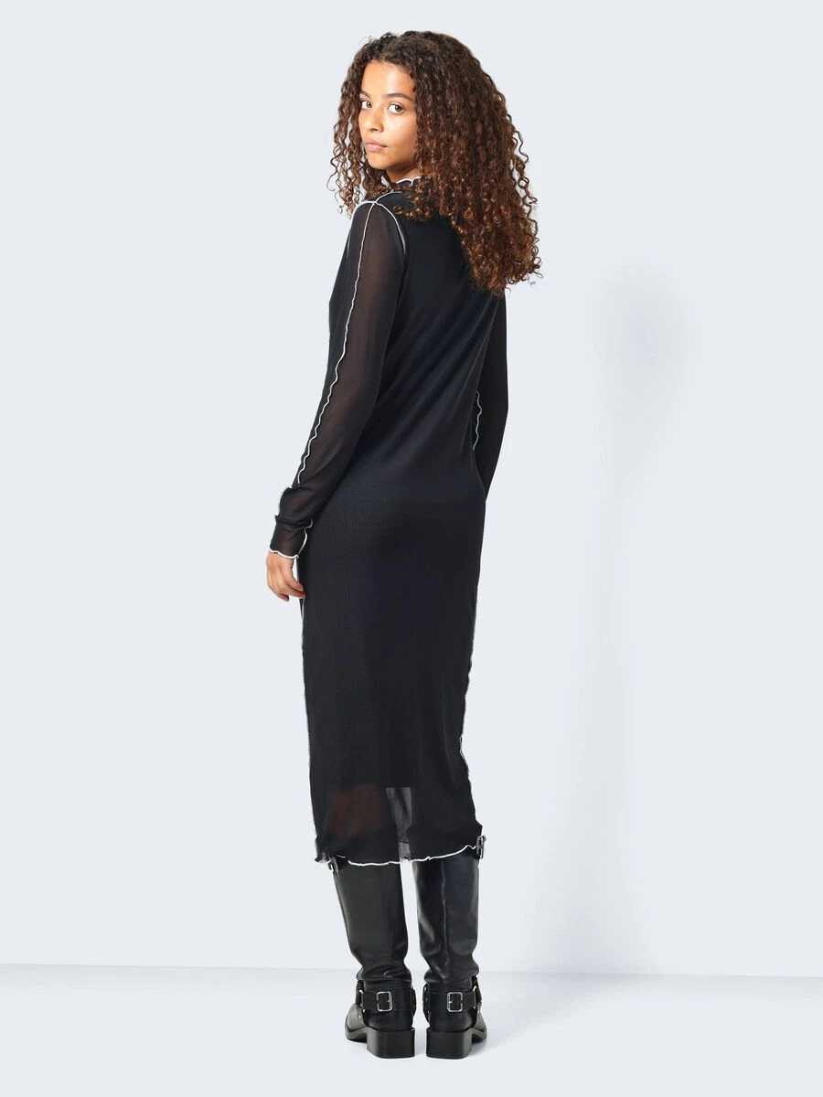 Noisy May LONG SLEEVED MESH DRESS - Image 4