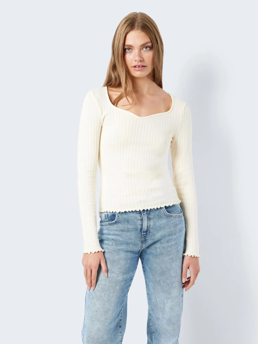 Noisy May SWEETHEART NECKLINE TOP