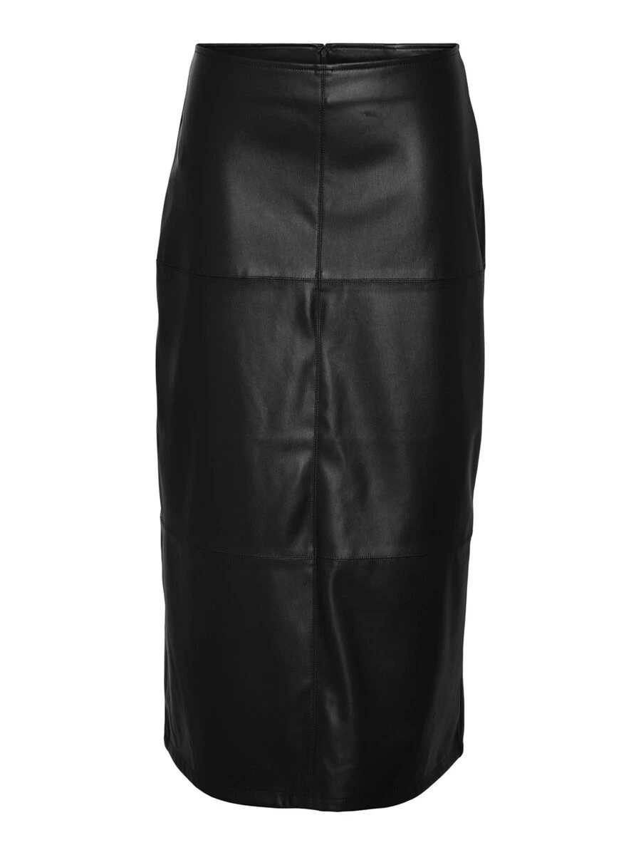 Noisy May LONG FAUX LEATHER SKIRT - Image 6