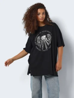 Noisy May SHORT SLEEVED PRINT TOP