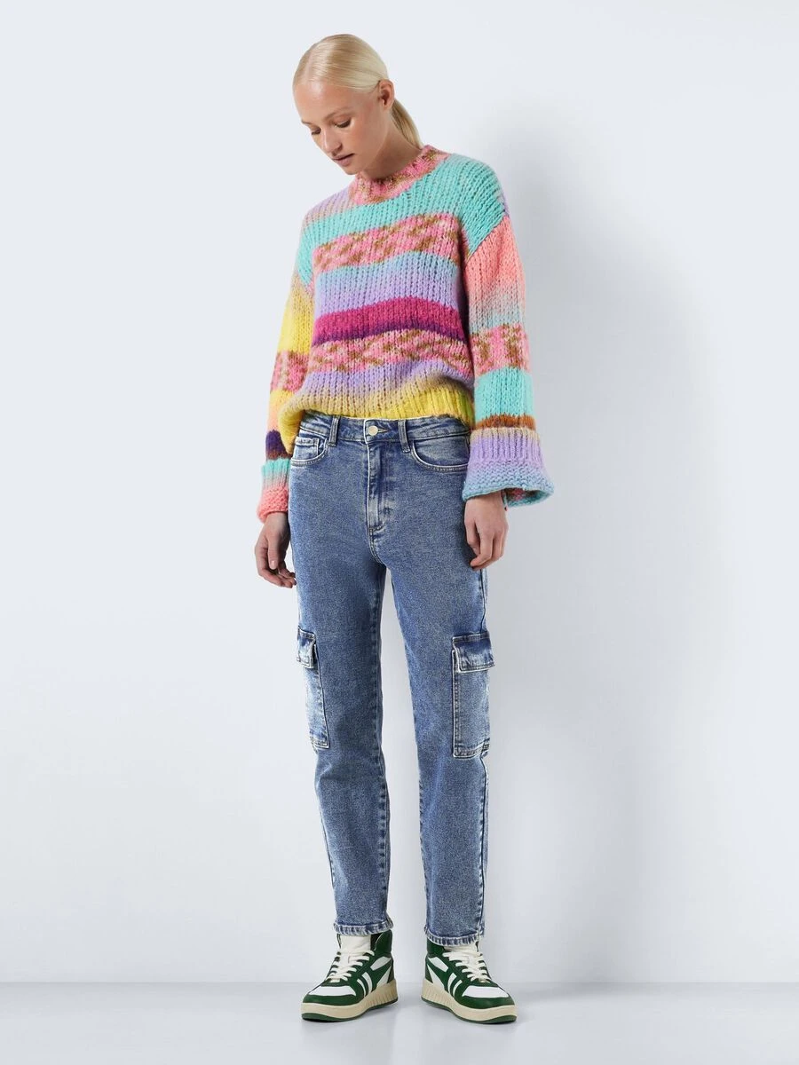 Noisy May NMMONI CROPPED CARGO JEANS - Image 3