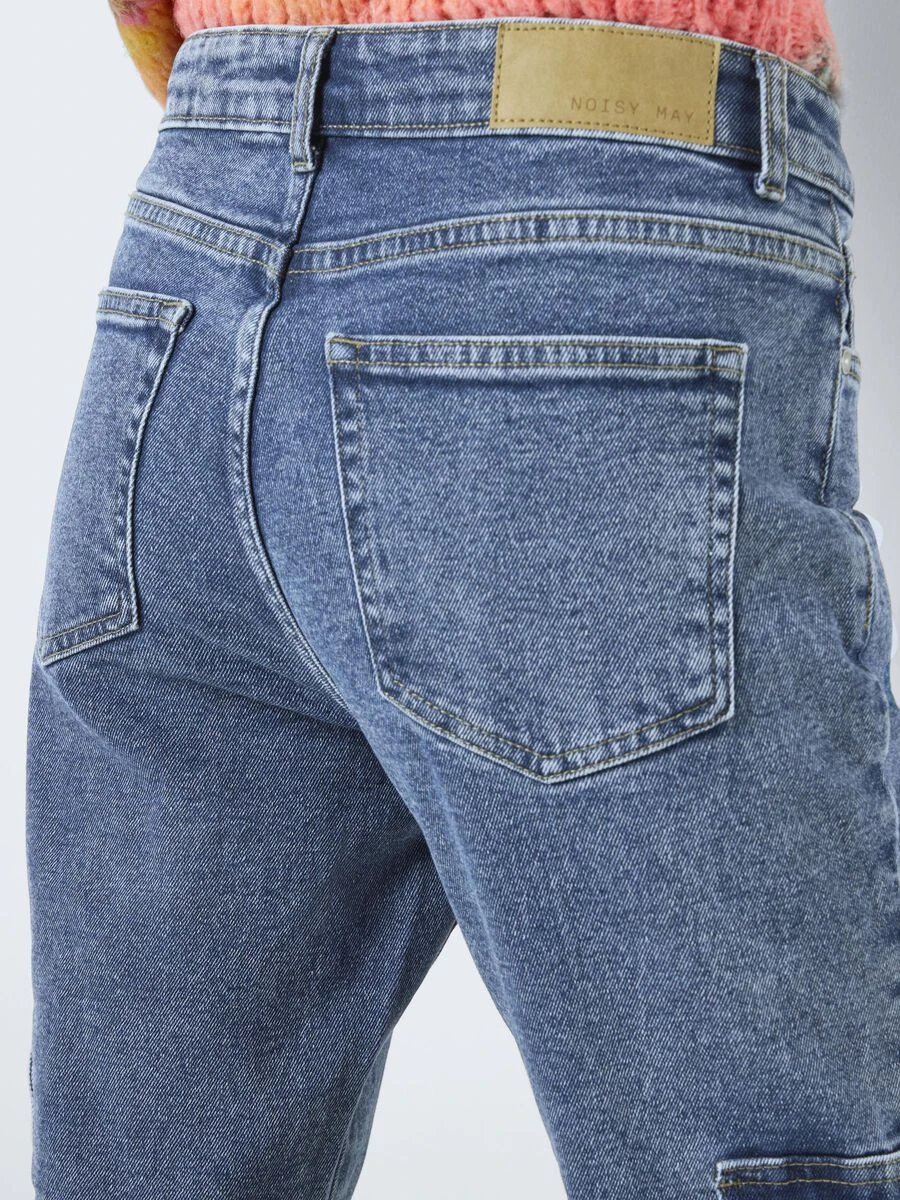 Noisy May NMMONI CROPPED CARGO JEANS - Image 6