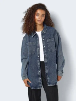 Noisy May LONG DENIM SHIRT