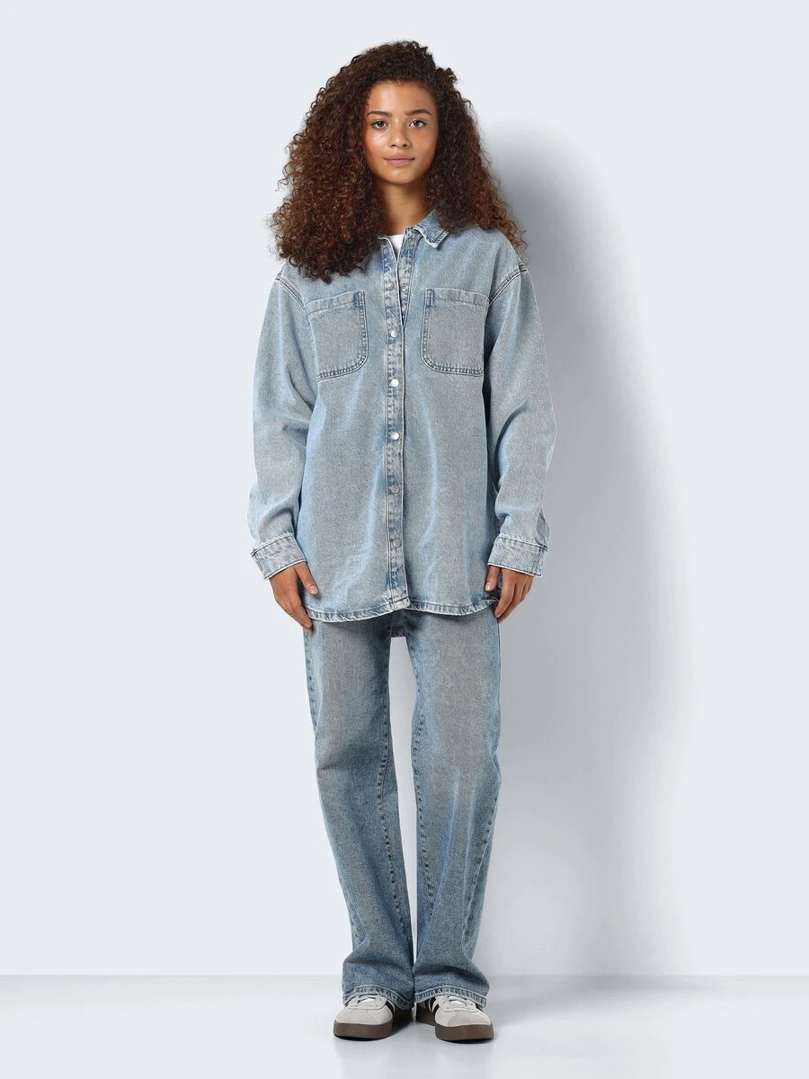 Noisy May DENIM SHIRT JACKET - Image 3