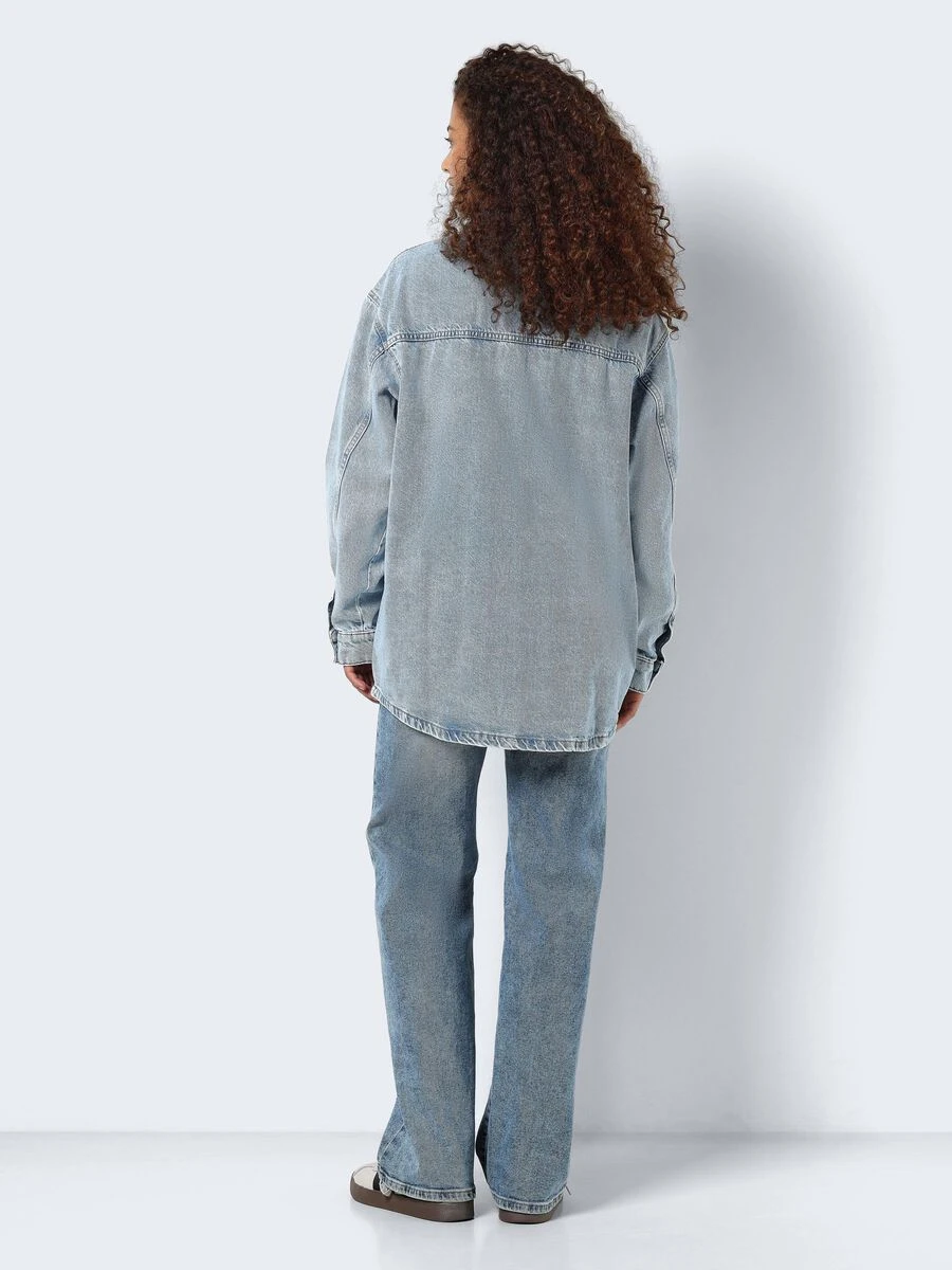 Noisy May DENIM SHIRT JACKET - Image 4