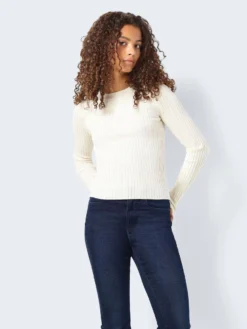 Noisy May RIBBED KNITTED PULLOVER