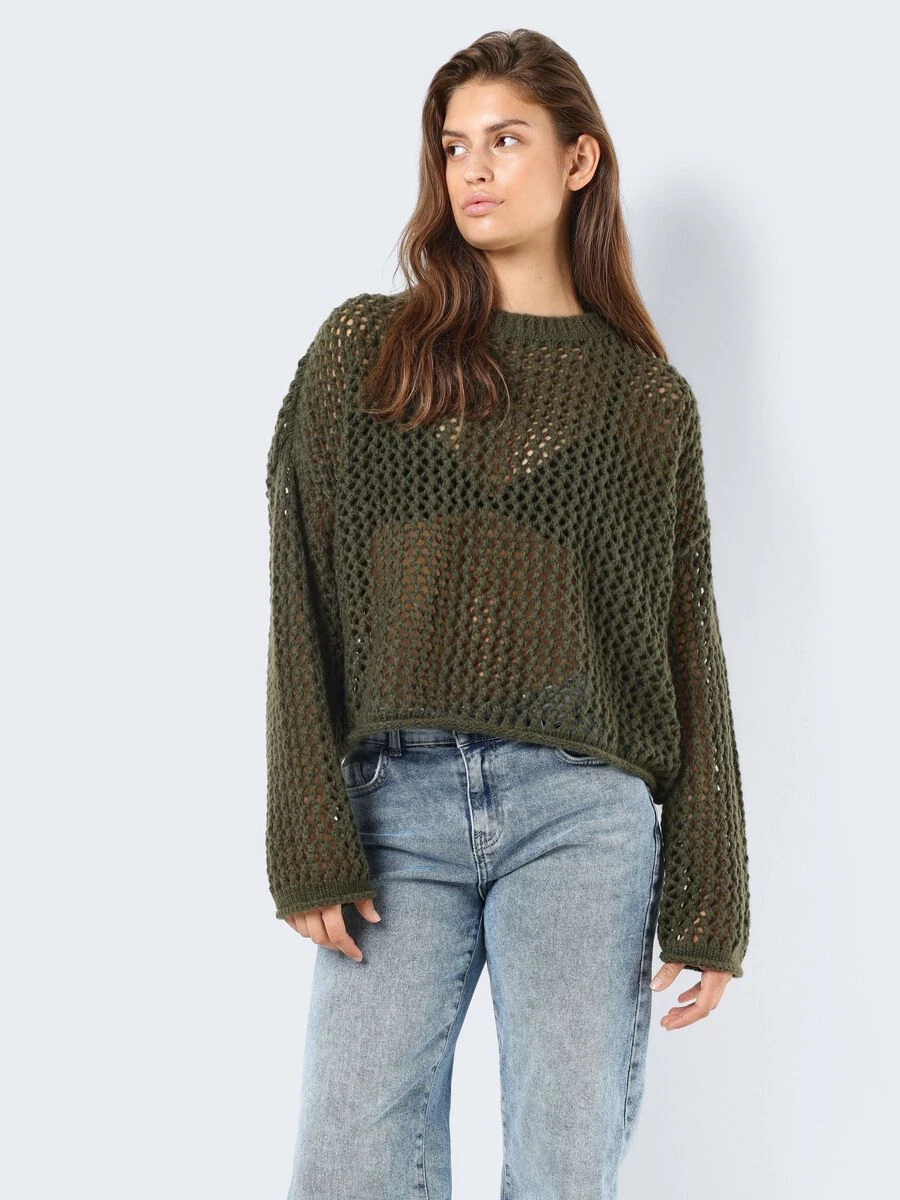 Noisy May OPEN WEAVE KNITTED PULLOVER - Image 2