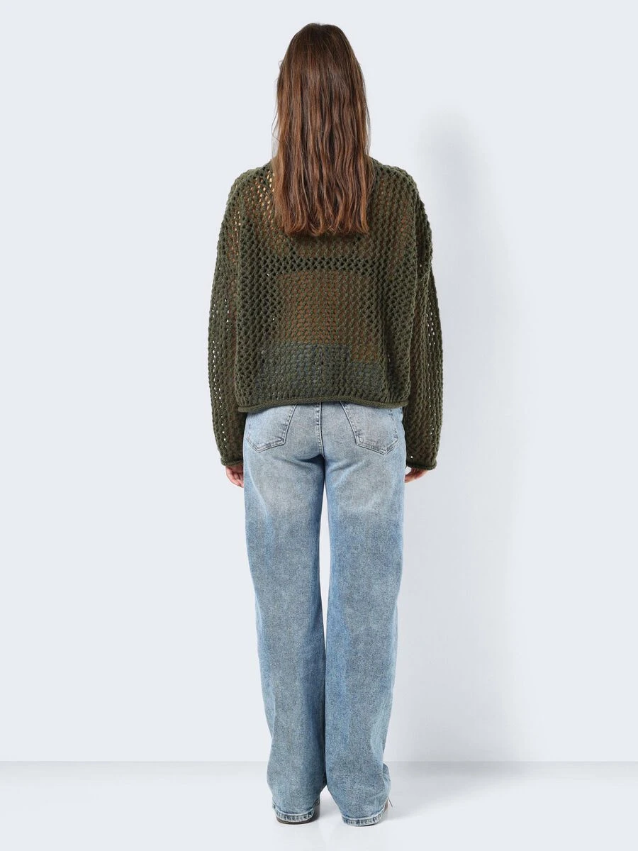 Noisy May OPEN WEAVE KNITTED PULLOVER - Image 4