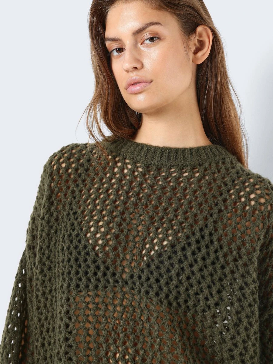 Noisy May OPEN WEAVE KNITTED PULLOVER - Image 5