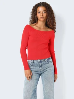 Noisy May OFF SHOULDER KNITTED PULLOVER
