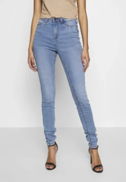 Noisy May Nmcallie- Jeans Skinny Fit - Light Blue Denim