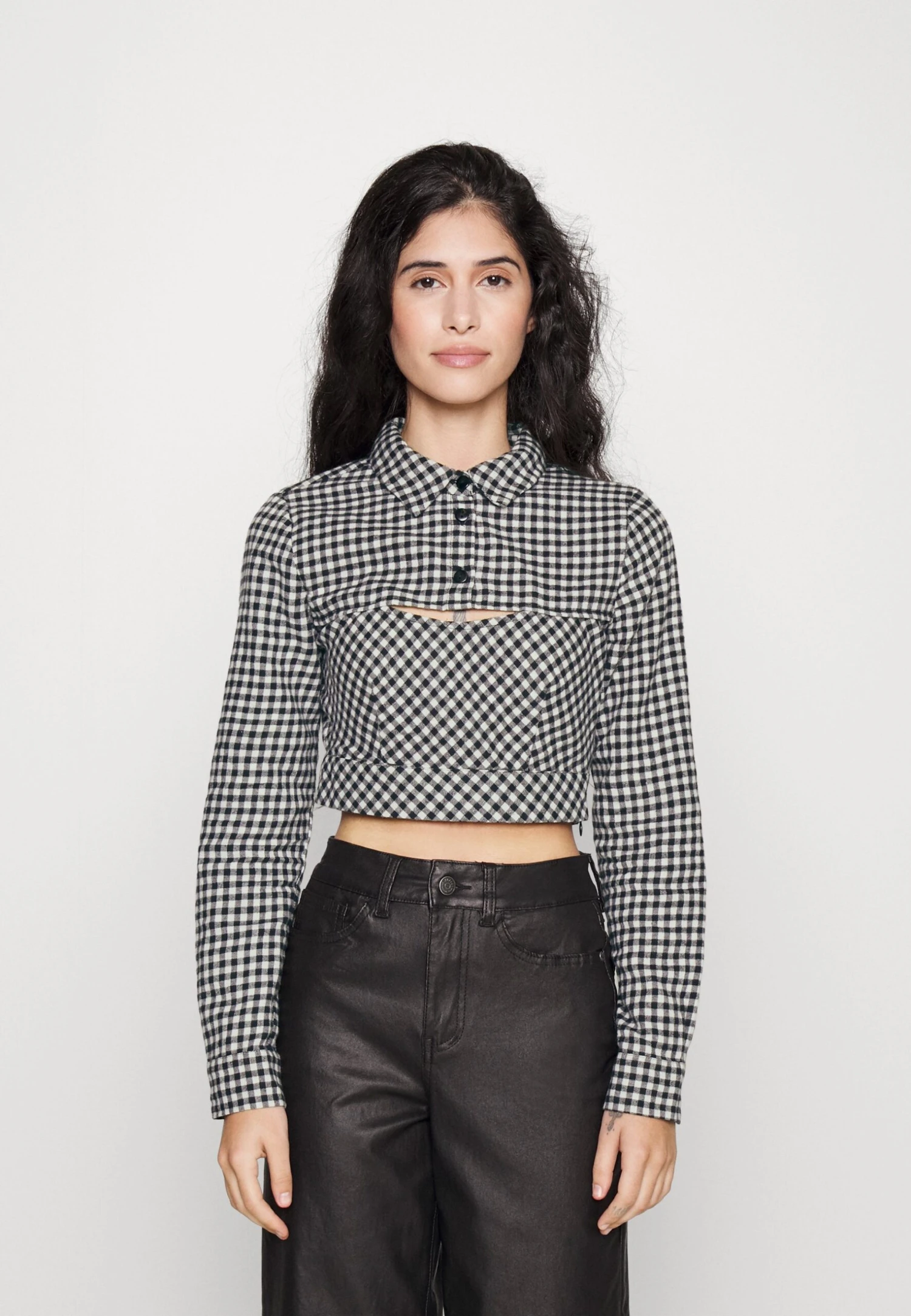 Noisy May Petite Nmerik Overlay - Blouse - Black