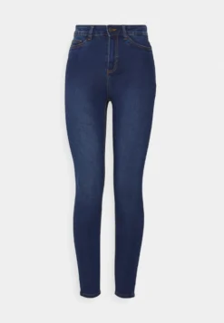 Noisy May Nmcallie Skinny Jeans - Jeans Skinny Fit - All In Dark Blue Denim