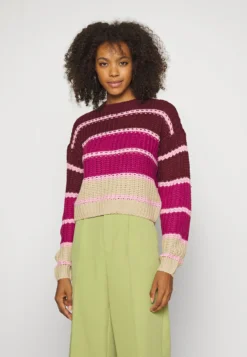 Noisy May Nmmarley O-Neck - Jumper - Windsor Wine