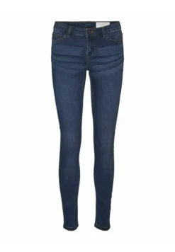 Noisy May Nmallie Low Waist - Jeans Skinny Fit - Medium Blue Denim