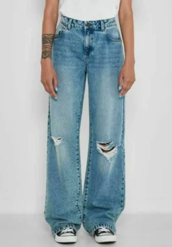 Noisy May Nmamanda- Flared Jeans - Light Blue Denim