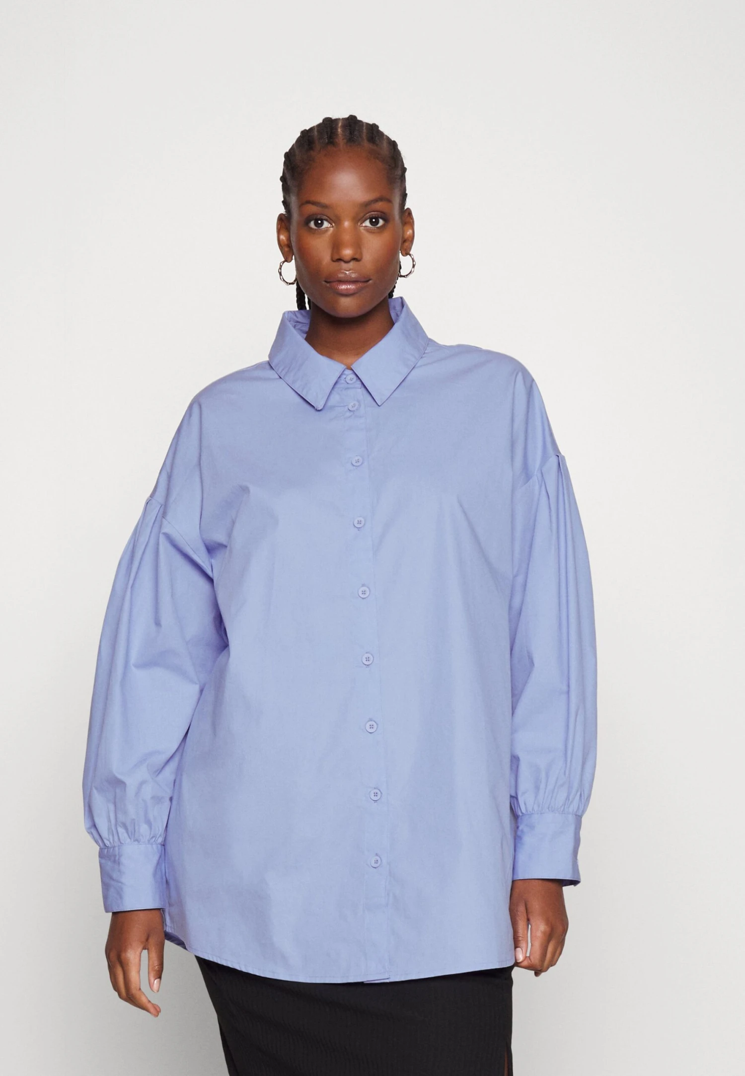 Nmloone Oversize Shirt - Blouse - Jacaranda