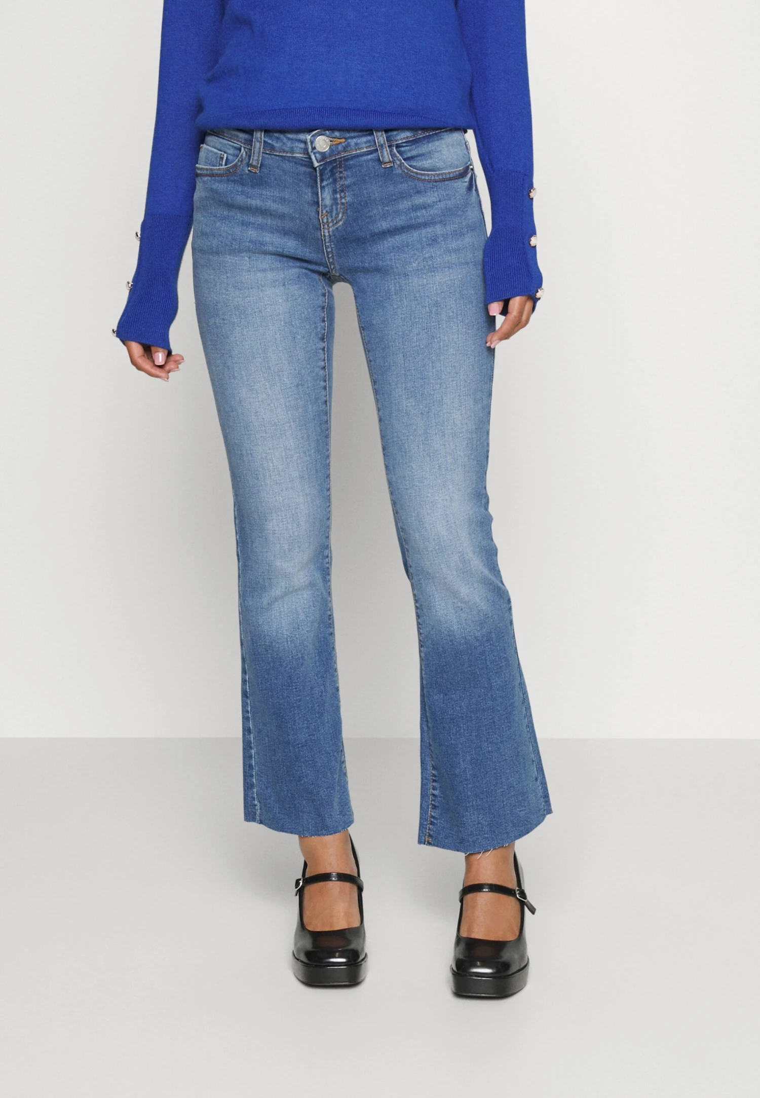 Noisy May Petite Nmevie Petite - Bootcut Jeans - Medium Blue