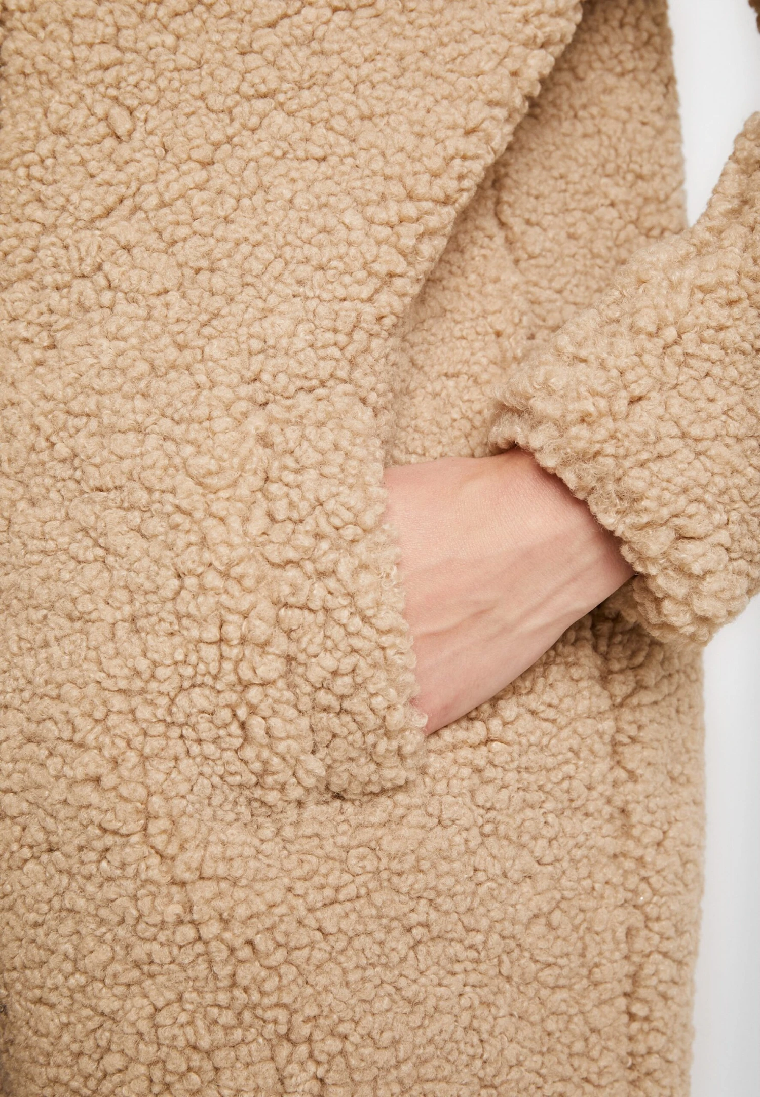 Noisy May Nmgabi - Winter Coat - White Pepper - Image 6