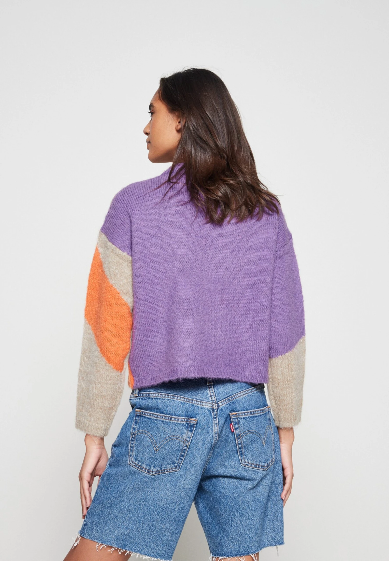 Noisy May Nmabstra- Jumper - Vibrant Orange - Image 3