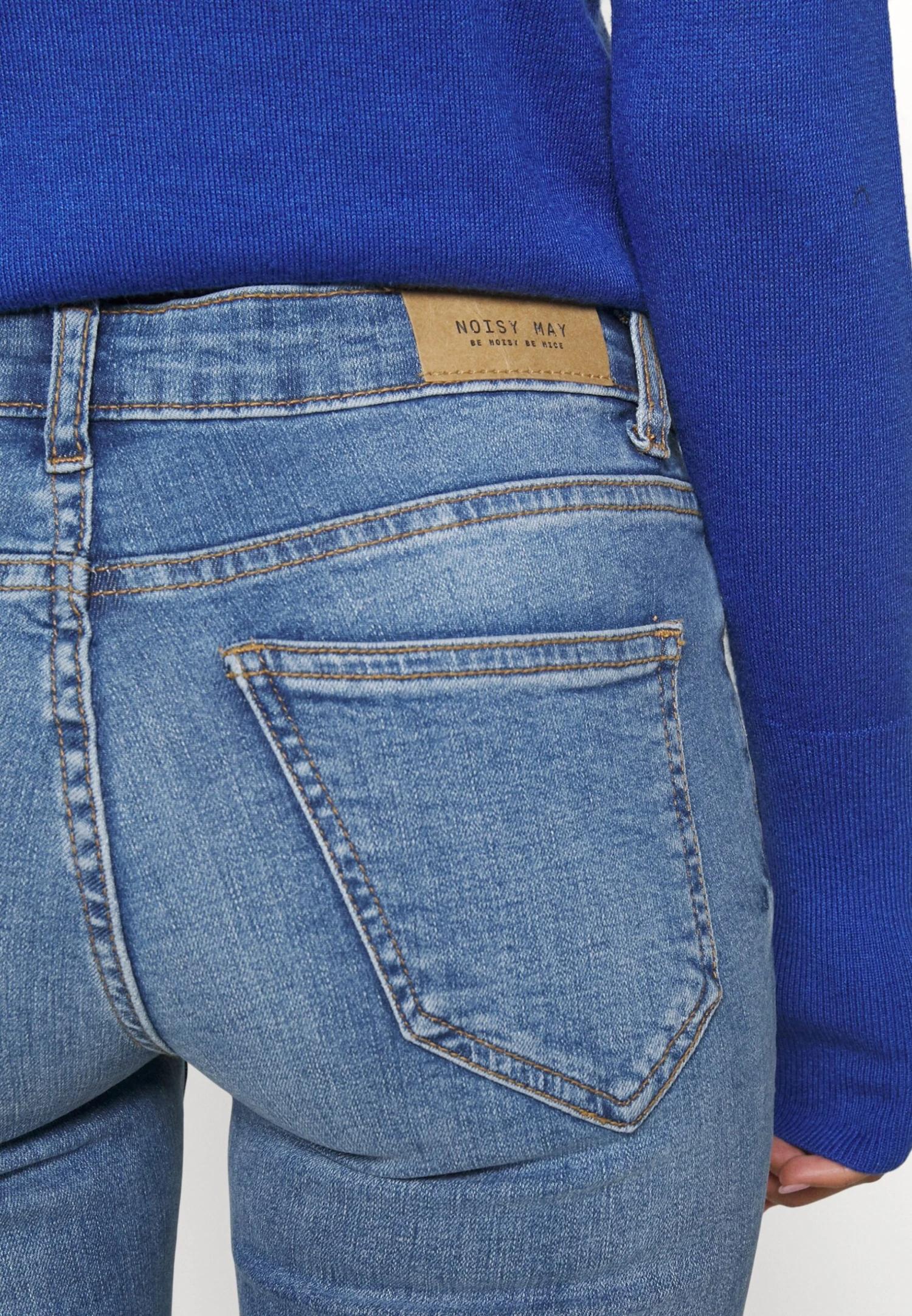 Noisy May Petite Nmevie Petite - Bootcut Jeans - Medium Blue - Image 5