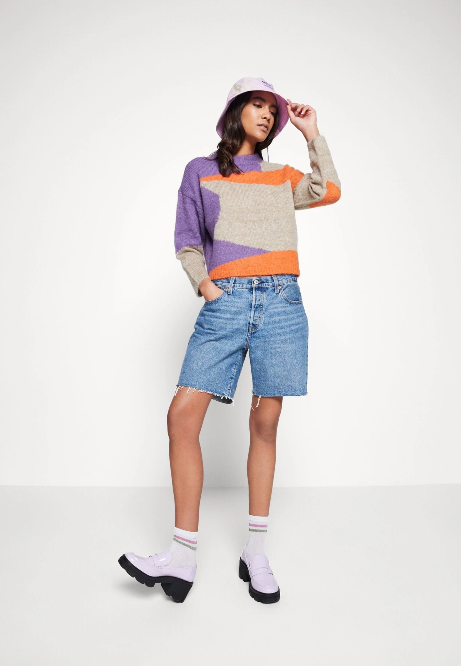 Noisy May Nmabstra- Jumper - Vibrant Orange - Image 2