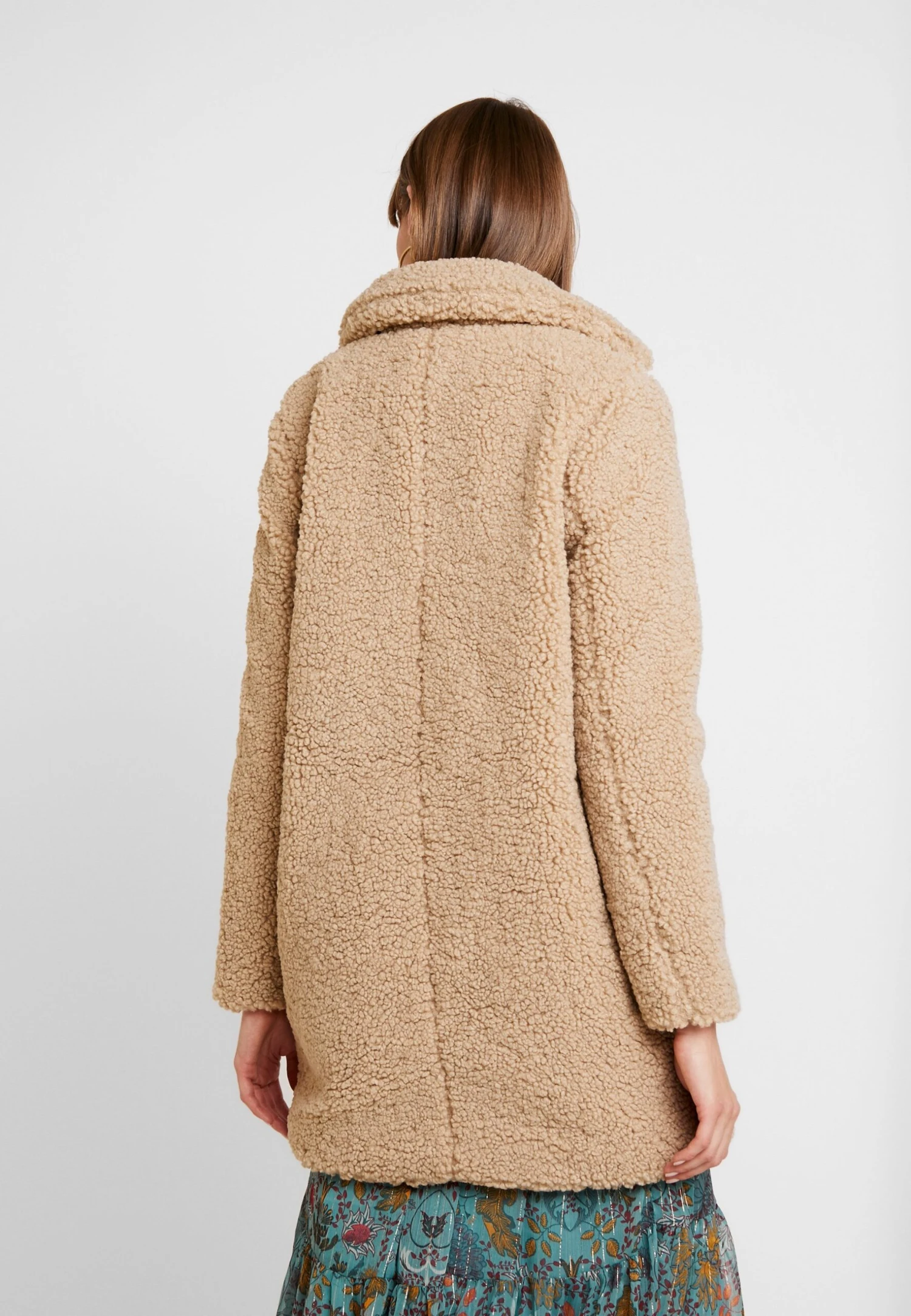 Noisy May Nmgabi - Winter Coat - White Pepper - Image 3