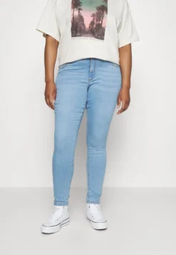 Nmcallie - Jeans Skinny Fit - Light Blue Denim