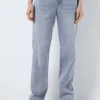Noisy May Noos - Straight Leg Jeans - Light Blue Denim
