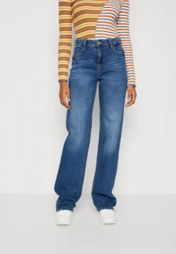 Noisy May Nmyolanda Wide - Relaxed Fit Jeans - Medium Blue Denim