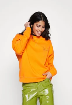 Noisy May Nmalden - Sweatshirt - Vibrant Orange/Logo
